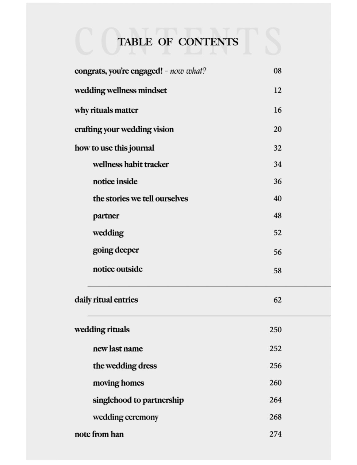 Wedding Wellness Journal: The Daily Ritual