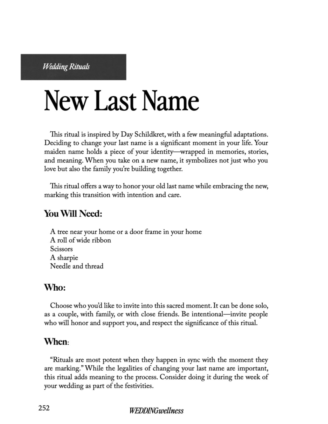 Wedding Wellness Journal: The Daily Ritual