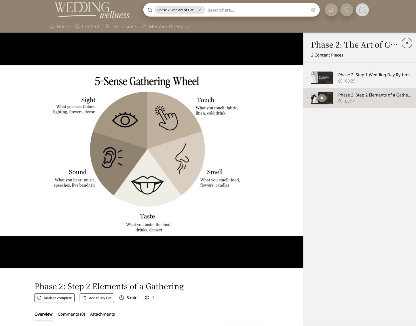 Wedding Wellness I Craft Your Wedding With Clarity Course